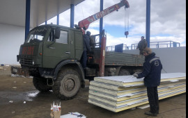 КАМАЗ ВЕЗДЕХОД 6x6. Манипулятор- кран аренда.