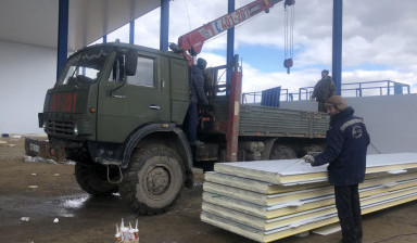 КАМАЗ ВЕЗДЕХОД 6x6. Манипулятор- кран аренда.