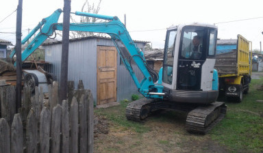 Услуги мини техника. Мини-экскаватор аренда Ямобур