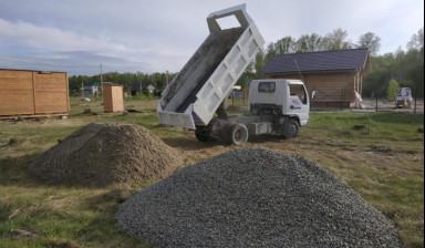 Песок, Пгс , отсев, Щебень Хомутово Иркутск
