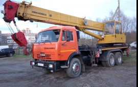 Услуги автокрана 25 тонн. Подъем, разгрузка.