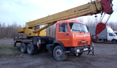 Услуги автокрана 25 тонн. Подъем, разгрузка.
