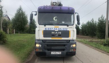 Автобетононасос услуги. Аренда бетононасос. в Уфе