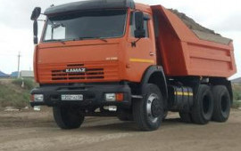 Доставка инертных материалов. Самосвал аренда.