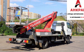Автовышка 18 - 45 м аренда. Подъемные работы.