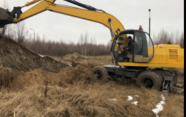 Полноповоротный экскаватор аренда