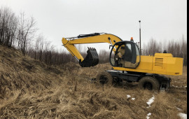 Полноповоротный экскаватор аренда