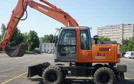 Услуги колесного экскаватора HITACHI