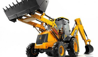Услуги спецтехники. Экскаватор JCB. Ямобур JCB.