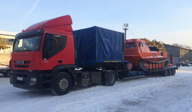 Перевозки грузов, техники Тралом низкорамным