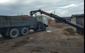 Грузоперевозки манипулятором. Доставка грузов.