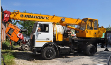 Ивановец 16т. 18м. Автокран аренда, услуги.