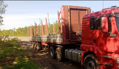 Грузоперевозки. Самосвальный полуприцеп. Шаланда.