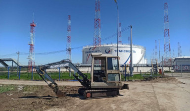 Услуги миниэкскаватора. Планировка. Копка.