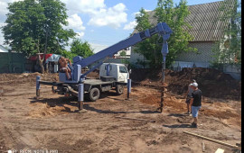 Услуги ЯМОБУРА. Бурение, закручивание свай. ЛЭП.