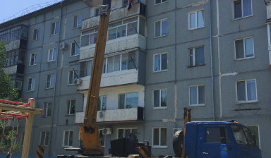 Услуги автовышки. Ремонт кровли, стен.