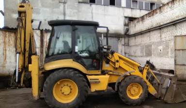 Аренда экскаватора-погрузчика. Планировка. Копка. hidromek