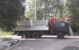 Камаз с манипулятором. Перевозка, погрузка грузов.
