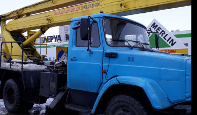 Аренда автовышки 22 м. Подъемные работы.
