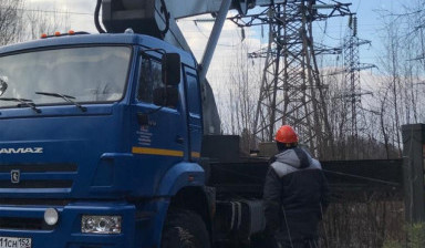 Аренда автовышки. Подъемные работы.