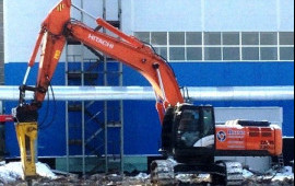 Аренда экскаватора hitachi ZX330 с гидроножницами