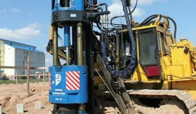 Услуги ямобура, забивка и завинчивание свай