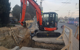 Услуги, аренда миниэкскаватора