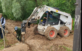 Ямобур мини погрузчик Bobcat аренда