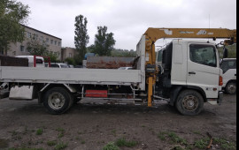 Манипулятор кран 3т. борт 8т. Перевозка, подъем