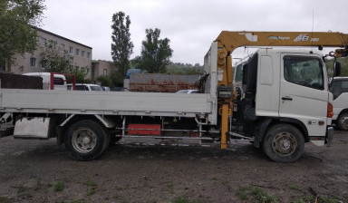 Манипулятор кран 3т. борт 8т. Перевозка, подъем