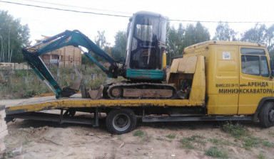 Услуги мини экскаватора. Ямобур. Гидромолот.