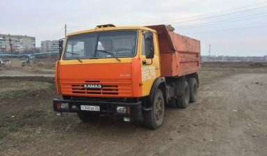 Услуги самосвала и фронтального погрузчика