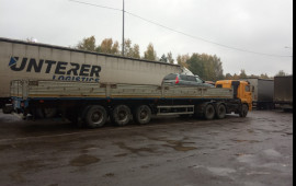 Грузоперевозки. Бортовой полуприцеп