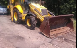 Услуги экскаватора погрузчика. Планировка. Копка.