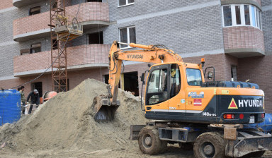 Экскаватор Hyundai 140. Копка. Демонтаж.