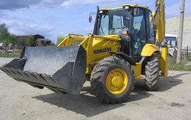 Аренда экскаватор-погрузчик Komatsu