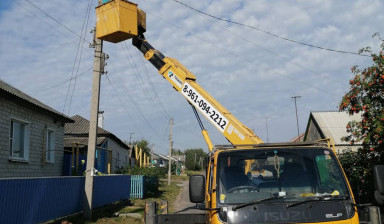 Услуги автовышки. Вышка в аренду. Высотные работы.