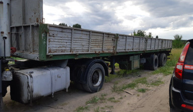 Грузоперевозки. Полуприцеп бортовой, шаланда.