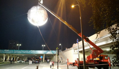 Корейские АГП 18 - 36 метров. Автовышка аренда.