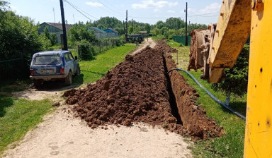 Услуги экскаватора погрузчика jcb. Земляные работы