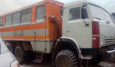 Вахтовый автобус нзас 4208 на базе камаза