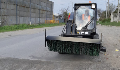 Аренда минипогрузчика. Щётка, Фреза дорожная, Вилы