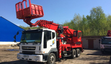 Услуги автовышки 28-36м. Поворотная люлька