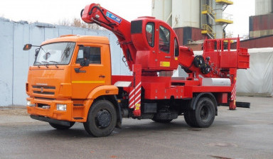 Услуги автовышки 28-36м. Поворотная люлька