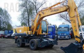 Аренда Колесного полноповоротного экскаватора