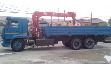 Грузоперевозки Камаз 6586-01с КМУ
