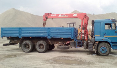 Грузоперевозки Камаз 6586-01с КМУ