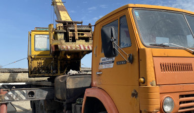 Аренда автокрана. Разгрузка, погрузка, подъём kamaz