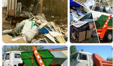 Вывоз строительного мусора контейнером 8м3