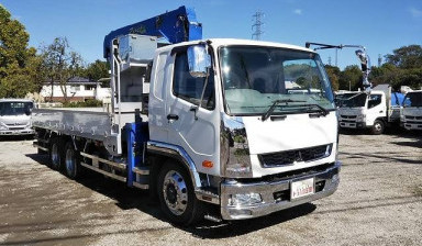 Mitsubishi Fuso Fighter Кран борт 3-х осый